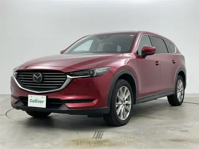 マツダ ＣＸ－８ XD プロアクティブ 岡山県 2018(平30)年 5.1万km ソウルレッドクリスタルM 全方位モニター/純正ナビ/地デジ/DVD/CD/USB/Bluetooth/アルパインフリップダウンモニター/レーダークルーズコントロール/前後ドライブレコーダー/ETC/LEDヘッドライト/シートヒーター /オートライト /衝突軽減ブレーキ/パワーシート/MTモード付き/純正フロアマット/BSM/ヘッドアップディスプレイ/ステアリングヒーター/純正アルミホイール/プッシュスタート /スマートキー/新車保証書/取扱説明書/スペアキー×１