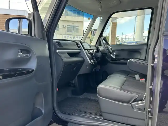 ダイハツ タント カスタム X トップED SA 沖縄県 2014(平26)年 5.5万km ナイトシャドーパープルクリスタルM (株)IDOMが運営する【じしゃロンコザ店】の自社ローン対象車両になります。こちらは現金ご利用時の価格です。自社ローンご希望の方は別途その旨お申付け下さい。/純正ナビ　/ＴＶ　/Ｂｌｕｅｔｏｏｔｈ接続　/ＣＤ再生　/片側パワースライドドア　/横滑り防止装置　/衝撃軽減ブレーキ　/純正フロアマット　/オートライト　/ＬＥＤライト　/プッシュスタート　/スマートキー