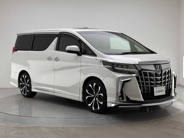 トヨタ アルファード S Cパッケージ 兵庫県 2020(令2)年 5.3万km ホワイトパールクリスタルシャイン 純正メーカーオプションナビ/（CD、DVD、BT、フルセグTV）/全方位カメラ/モデリスタエアロ/モデリスタAW/サンルーフ/追従式クルーズコントロール/純正フリップダウンモニター/前後ドライブレコーダー/パワーバックドア/両側パワースライドドア/レザーシート/パワーシート/シートヒーター/メモリーシート/シートベンチレーション/ステアリングヒーター/ブラインドスポットモニター/JBLサウンド/前後コーナーセンサー/LEDヘッドライト/オートライト/電子パーキング/オートブレーキホールド