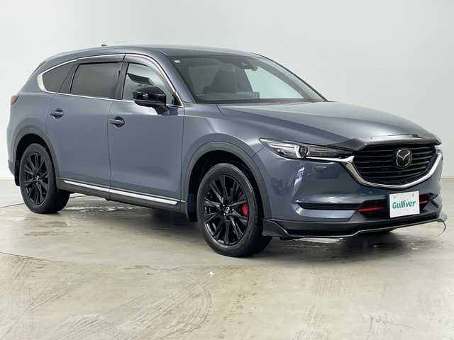マツダ ＣＸ－８ XD ブラックトーンエディション 道央・札幌 2021(令3)年 3.8万km ポリメタルグレーM ・4WD/ディーゼル/・寒冷地仕様/・BOSEサウンドシステム/・マツダコネクト2ナビ/・BT&フルセグTV/・AppleCarPlay&AndroidAuto/・全方位カメラ/・アルパインフリップダウンモニター（DVD再生可能）/・i-ACTIVSENSE/・ブラインドスポットモニター/・レーダークルーズコントロール/・パワーバックドア/・前席パワーシート/・1.2列目シートヒーター/・ハーフレザーシート/・ステアリングヒーター/・ステアリングスイッチ/・ヘッドアップディスプレイ/・TVキャンセラー/・置くだけ充電/・純正ドライブレコーダー前後/・パーキングセンサー/・オートワイパー/・オートマチックハイビーム/・オートライト/・LEDヘッドライト/・プッシュスタート/・スマートキー/・スペアキー/・純正エンジンスターター/・積込スタッドレス社外AW付