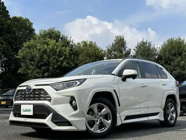 トヨタ,ＲＡＶ４,ハイブリッドG,純正ナビTV TRDフルエアロ 純正18AW