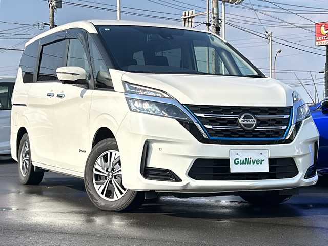 日産 セレナ e－パワー XV 山口県 2021(令3)年 3万km ブリリアントホワイトパール 純正メモリナビ/後席モニター/アラウンドビューモニター/プロパイロット/エマージェンシーブレーキ/デジタルインナーミラー/両側パワースライドドア/ステアリングスイッチ/LEDヘッドライト/純正フロアマット/前方ドラレコ/ETC