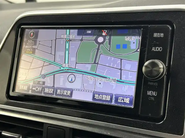 トヨタ シエンタ ハイブリッド G クエロ 福岡県 2018(平30)年 9.7万km ブラックマイカ 後席モニター　/純正ナビ（ＢＴ，フルセグＴＶ）　/バックカメラ　/ビルトインＥＴＣ２．０　/衝突軽減ブレーキ　/レーンキープ　/オートマチックハイビーム　/ハーフレザー　/両側電動スライドドア　/電動格納式ドアミラー