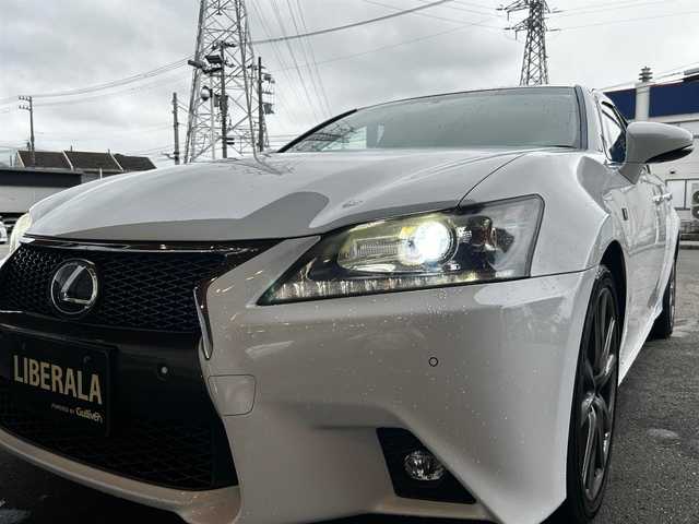 レクサス ＧＳ 250 Fスポーツ 富山県 2013(平25)年 13.2万km ホワイトノーヴァガラスフレーク 純正HDDナビ/フルセグTV/バックカメラ/サンルーフ/レザーシート/シートヒーター/ヒートクーラー/ステアリングヒーター/Bluetooth接続/DVD/CD再生/D/N席パワーシート/ビルトインETC/電動サンシェード/クリアランスソナー/クルーズコントロール/保証書・取説/スペアキー/プッシュスタート/アイドリングストップ