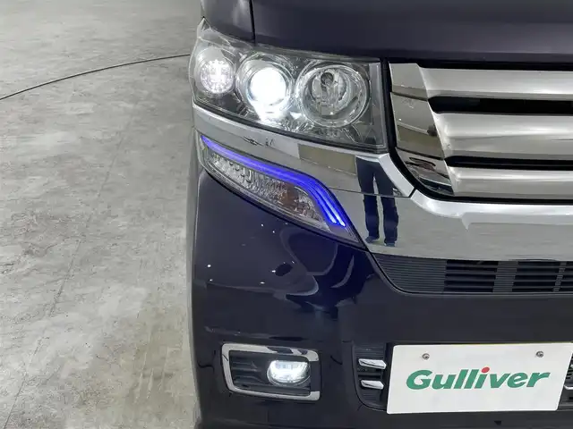 ホンダ Ｎ ＢＯＸ カスタム G ターボ Lパッケージ 福島県 2016(平28)年 6.1万km プレミアムベルベットパープル・パール 純正ナビ/・型番：VXM-165VFi/・フルセグTV/Bluetooth/CD/DVD/・バックカメラ/・ドライブレコーダー/両側パワースライドドア/クルーズコントロール/革巻きステアリング/・ステアリングリモコン/・パドルシフト/ハーフレザーシート/プッシュスタート/・スマートキー/HIDヘッドライト/・オートライト/・フォグライト/純正フロアマット/電動格納ミラー/ドアバイザー