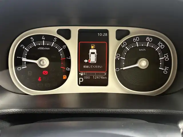 ダイハツ ムーヴ キャンバス ストライプス G 徳島県 2023(令5)年 1.3万km シャイニングホワイトパール/アプリコットピンクメタリック 純正ディスプレイオーディオ/（HDMI/TV/ラジオ/Apple CarPlay/AndroidAuto）/フルセグTV/ETC/前後ドラレコ/バックカメラ/プッシュスタート/スマートキー/ブレーキホールド/電動パーキング/ホットカップホルダー/両側パワースライドドア/スペアキー/LEDヘッドライト/LEDフォグライト/衝突被害軽減システム