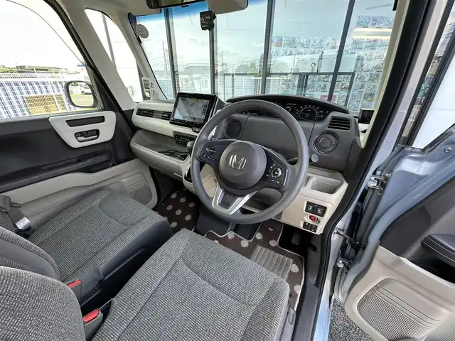ホンダ Ｎ ＢＯＸ G EX ホンダセンシング 千葉県 2017(平29)年 2.2万km モーニングミストブルーM 社外8インチナビ/(フルセグTV/BT/CD/DVD/FM/AM)/バックカメラ/衝突被害軽減システム/車線逸脱警報/クルーズコントロール/両側パワースライドドア/横滑り防止装置/ETC/ドライブレコーダー/LEDヘッドライト/オートライト/ウィンカーミラー/電動格納ミラー/シートリフター/プッシュスタート/スマートキー/ドアバイザー