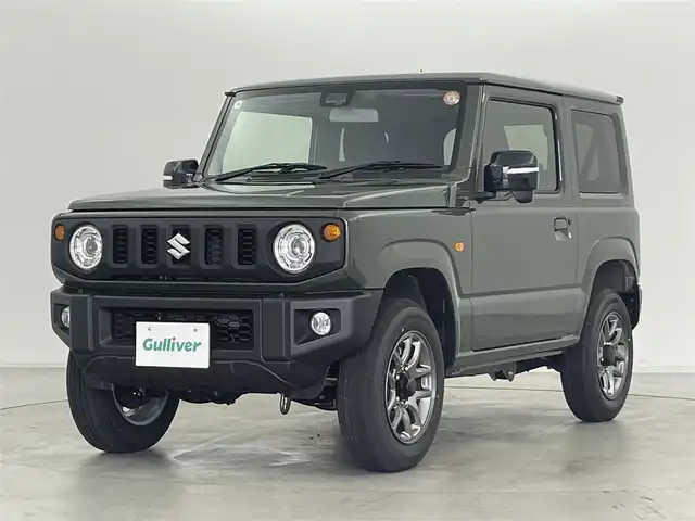 スズキ ジムニー XC 群馬県 2025(令7)年 0.1万km未満 ジャングルグリーン 届出済未使用車　登録時走行距離11km/スズキセーフティサポート/・デュアルセンサーブレーキサポート/・車線逸脱警報機能/・ふらつき警報機能/・先行車発進お知らせ機能/・ハイビームアシスト/・標識認識/クルーズコントロール/前席シートヒーター/LEDヘッドライト/フォグランプ/純正16インチアルミホイール/ダウンヒルアシストコントロール/プッシュスタート/スマートキー