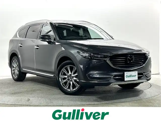 マツダ ＣＸ－８ XD Lパッケージ 大阪府 2018(平30)年 2.8万km マシーングレープレミアムM 純正ナビＴＶ　バックカメラ　全方位カメラ　ＥＴＣ　ドラレコ　シートヒーター　ハンドルヒーター　衝突軽減　レーダークルコン　クリアランスソナー　コーナーセンサー　パワーシート　革シート　オートエアコン