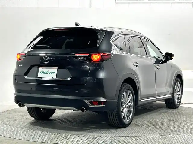 マツダ ＣＸ－８ XD Lパッケージ 大阪府 2018(平30)年 2.8万km マシーングレープレミアムM 純正ナビＴＶ　バックカメラ　全方位カメラ　ＥＴＣ　ドラレコ　シートヒーター　ハンドルヒーター　衝突軽減　レーダークルコン　クリアランスソナー　コーナーセンサー　パワーシート　革シート　オートエアコン