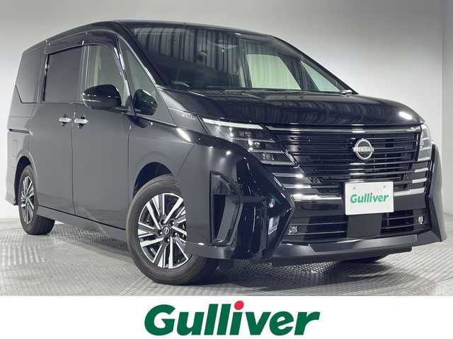 日産 セレナ ハイウェイスター V 神奈川県 2023(令5)年 2.5万km ダイヤモンドブラック 360度セーフティーアシスト/衝突軽減システム/純正12型コネクトナビ/純正フリップダウンモニター/全方位カメラ/両側パワースライドドア/クルーズコントロール/フルセグ/Bluetooth/バックカメラ/前後コーナーセンサー/純正アルミホイール/ブラインドスポットモニター/パーキングアシスト /デジタルインナーミラー/2.0ETC/パドルシフト/LEDヘッドライト/リアオートエアコン/オートライト/ステアリングスイッチ/スマートキー/プッシュスタート