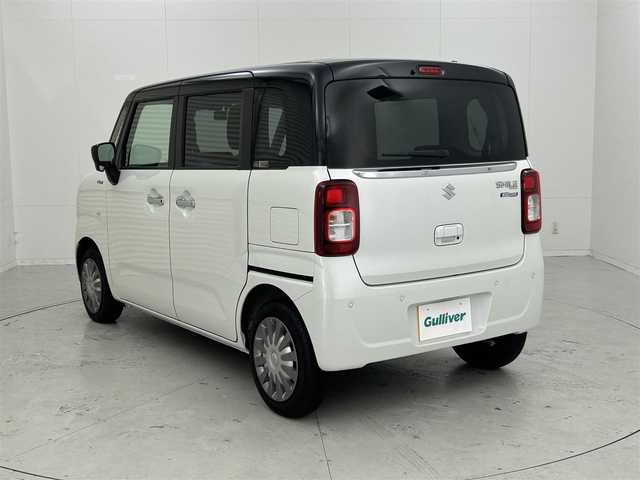 スズキ ワゴンＲ スマイル HYBRID S 茨城県 2023(令5)年 0.9万km ピュアホワイトパール/ブラック2トーン 社外ナビ/フルセグ/衝突被害軽減ブレーキ/車線逸脱抑制装置/オートマチックハイビーム/クリアランスソナー/両側電動スライドドア/ETC/シートヒーター/スマートキー