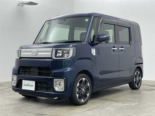 ダイハツ ウェイク G ターボVS SA Ⅲ 岡山県 2021(令3)年 6.7万km レーザーブルークリスタルシャイン スマートアシストIII/・衝突回避支援ブレーキ機能/・誤発進抑制機能(前方＋後方)/・車線逸脱警報機能/・ふらつき警報/・先行車発進お知らせ機能/・オートハイビーム/・標識認識機能/ワンオーナー		/純正8インチナビ	/【ナビ/フルセグ/Bluetooth/DVD/HDMI】	/パノラマモニター	/LEDヘッドライト（AUTO機能付き）	/ETC２．０/純正ドライブレコーダー（前）	/純正15インチアルミ	/コーナーセンサー（後）	/純正フロアマット	/ステアリングスイッチ	/プッシュスタート	/スマートキー×2	/後席サンシェイド/シートリフター/ドアバイザー