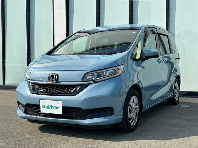 ホンダ フリード G ホンダセンシング 大阪府 2020(令2)年 6.4万km シーグラスブルーパール 純正ナビ/   フルセグTV/CD/DVD/Bluetooth/USB/バックモニター/衝突軽減ブレーキ　/横滑り防止装置/両側パワースライドドア/前席シートヒーター/レーダークルーズコントロール/レーンキープアシスト/アイドリングストップ/純正フロアマット/プッシュスタート/スマートキー/ＥＴＣ/ＬＥＤ/禁煙車