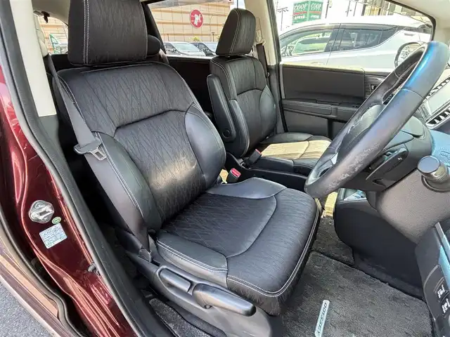 ホンダ オデッセイ アブソルート 宮城県 2015(平27)年 5万km プレミアムディープロッソパール 登録時走行距離49716km/純正SDナビ/FM・AM・Bluetooth・CD・DVD・ワンセグTV/バックカメラ/両側パワースライドドア/プッシュスタート/スマートキー/ETC/3列シート/クルーズコントロール/ホンダセンシング/フリップダウンモニター（VM-155N）/フォグランプ/純正フロアマット/純正アルミホイール/ハーフレザーシート