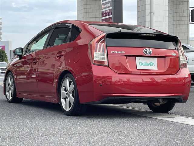 トヨタ プリウス S ツーリングセレクション 岡山県 2010(平22)年 19.8万km レッドマイカメタリック 登録時走行距離198099km/純正SDナビ/(AM/FM/DISC/BT/TV)/ビルトインETC/バックカメラ/プッシュスタート/スマートキー/パワーステアリング/パワーウィンドウ/クリアランスソナー/純正17インチアルミホイール/記録簿/保証書/取扱説明書
