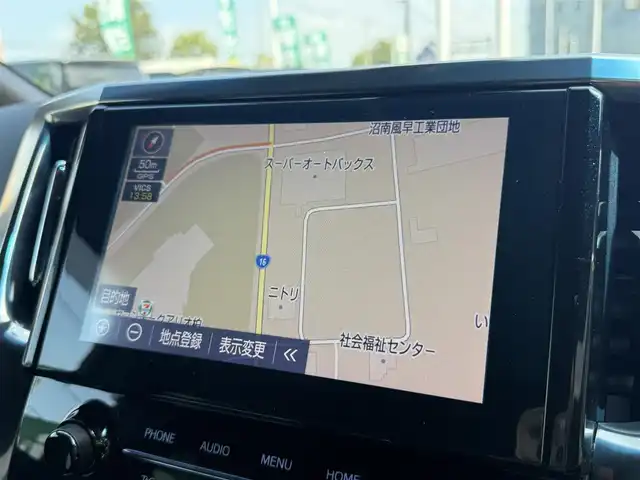 トヨタ アルファード S タイプゴールド 千葉県 2020(令2)年 3.3万km ブラック 純正メモリナビ（AM/FM/CD/DVD/Bluetooth）/フルセグTV/両側パワースライドドア/パワーバックドア/レーダークルーズコントロール/前後ドライブレコーダー/バックカメラ/LEDヘッドライト/フォグライト/オートマチックハイビーム/オートライト/純正アルミホイール/純正フロアマット/ETC2.0/ハーフレザーシート