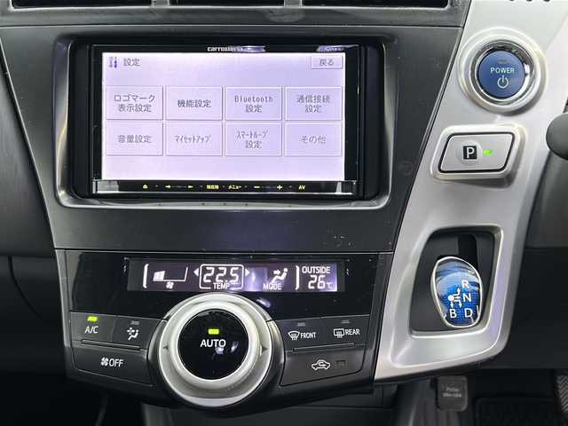 トヨタ プリウス α S ツーリングセレクション 茨城県 2013(平25)年 3.6万km レッドマイカメタリック 社外メモリナビ【AVIC-MRZ09】/(地デジTV・CD・DVD・BT・ラジオ再生)/クルーズコントロール/バックカメラ/ETC/オートライト/LEDヘッドライト/純正17inアルミホイール/純正フロアマット/スマートキー/デジタルインナーミラー