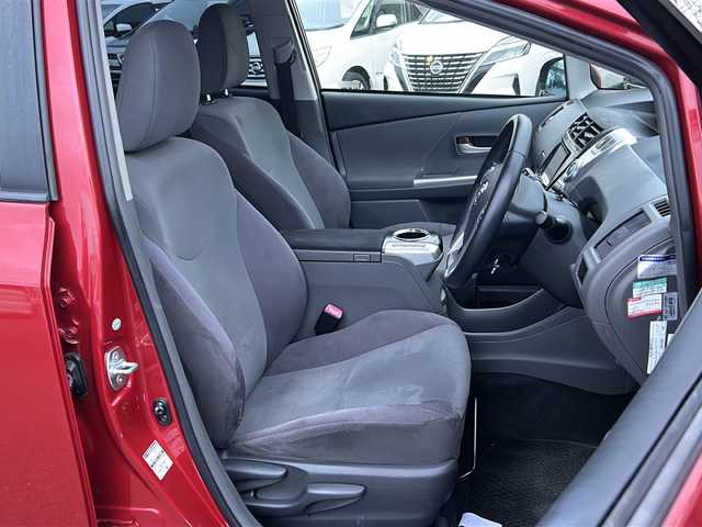 トヨタ プリウス α S ツーリングセレクション 茨城県 2013(平25)年 3.6万km レッドマイカメタリック 社外メモリナビ【AVIC-MRZ09】/(地デジTV・CD・DVD・BT・ラジオ再生)/クルーズコントロール/バックカメラ/ETC/オートライト/LEDヘッドライト/純正17inアルミホイール/純正フロアマット/スマートキー/デジタルインナーミラー