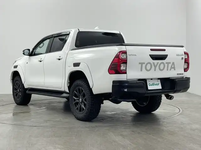 トヨタ ハイラックス Z GRスポーツ 群馬県 2022(令4)年 3.7万km スーパーホワイトⅡ ・純正８インチディスプレイオーディオ/・バックカメラ/・パノラミックビュー/・ダウンヒルアシストコントロール/・レーダークルーズコントロール/・ドライブレコーダー/・パドルシフト/・パワーシート/・ETC/・レーンアシスト/・LDA/・横滑り防止装置/・盗難防止装置/・衝突被害軽減システム/・プッシュスタート/・純正フロアマット/・ハーフレザーシート/・純正１８インチアルミホイール/・LEDヘッドライト/・プリクラッシュセーフティ