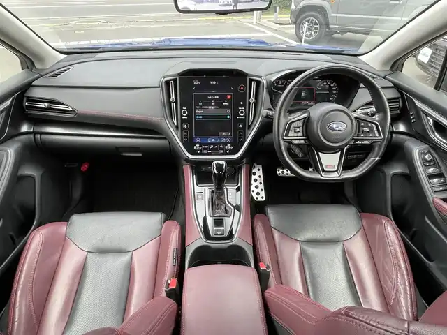 スバル レヴォーグ 1．8STIスポーツ EX 長野県 2020(令2)年 3.9万km WRブルーパール アイサイトコアテクノロジー/・前側方プリクラッシュブレーキ/・緊急時プリクラッシュステアリング/・誤発進抑制機能/・ツーリングアシスト/・青信号お知らせ機能/・先行車発進お知らせ機能/・全車速追従機能付クルーズコントロール/・ふらつき警報/・車線逸脱警報/・車線逸脱抑制/・死角車両検知/・スマートリアビューミラー/11．6インチセンターインフォメーションディスプレイ/(フルセグ/Bluetooth/AppleCarPlay/AndroidAuto)/バックカメラ/サイドカメラ/前後コーナーセンサー/ビルトインETC/レザーシート/全席シートヒーター/パワーシート(運転席メモリー機能付)/STiエアロ(F・S・R)/電動リアゲート/革巻きステアリング/ステアリングスイッチ/パドルシフト/電動パーキングブレーキ/ブレーキホールド/LEDヘッドライト/フォグランプ/スマートキー/プッシュスタート/電動格納ミラー/純正18インチアルミホイール/純正フロアマット