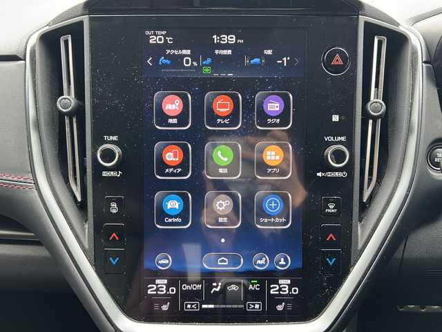 スバル レヴォーグ 1．8STIスポーツ EX 長野県 2020(令2)年 3.9万km WRブルーパール アイサイトコアテクノロジー/・前側方プリクラッシュブレーキ/・緊急時プリクラッシュステアリング/・誤発進抑制機能/・ツーリングアシスト/・青信号お知らせ機能/・先行車発進お知らせ機能/・全車速追従機能付クルーズコントロール/・ふらつき警報/・車線逸脱警報/・車線逸脱抑制/・死角車両検知/・スマートリアビューミラー/11．6インチセンターインフォメーションディスプレイ/(フルセグ/Bluetooth/AppleCarPlay/AndroidAuto)/バックカメラ/サイドカメラ/前後コーナーセンサー/ビルトインETC/レザーシート/全席シートヒーター/パワーシート(運転席メモリー機能付)/STiエアロ(F・S・R)/電動リアゲート/革巻きステアリング/ステアリングスイッチ/パドルシフト/電動パーキングブレーキ/ブレーキホールド/LEDヘッドライト/フォグランプ/スマートキー/プッシュスタート/電動格納ミラー/純正18インチアルミホイール/純正フロアマット