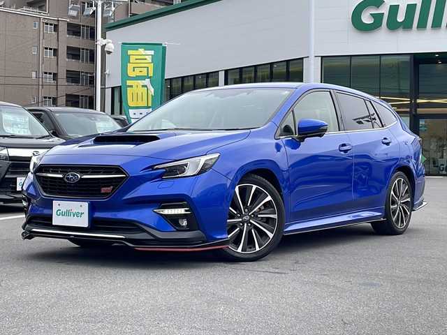 スバル レヴォーグ 1．8STIスポーツ EX 長野県 2020(令2)年 3.9万km WRブルーパール アイサイトコアテクノロジー/・前側方プリクラッシュブレーキ/・緊急時プリクラッシュステアリング/・誤発進抑制機能/・ツーリングアシスト/・青信号お知らせ機能/・先行車発進お知らせ機能/・全車速追従機能付クルーズコントロール/・ふらつき警報/・車線逸脱警報/・車線逸脱抑制/・死角車両検知/・スマートリアビューミラー/11．6インチセンターインフォメーションディスプレイ/(フルセグ/Bluetooth/AppleCarPlay/AndroidAuto)/バックカメラ/サイドカメラ/前後コーナーセンサー/ビルトインETC/レザーシート/全席シートヒーター/パワーシート(運転席メモリー機能付)/STiエアロ(F・S・R)/電動リアゲート/革巻きステアリング/ステアリングスイッチ/パドルシフト/電動パーキングブレーキ/ブレーキホールド/LEDヘッドライト/フォグランプ/スマートキー/プッシュスタート/電動格納ミラー/純正18インチアルミホイール/純正フロアマット