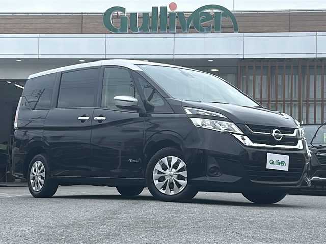 日産 セレナ X 沖縄県 2017(平29)年 6.2万km ダイヤモンドブラック 2トーン 純正ナビ・TV・Bluetooth・CD・DVD/全方位カメラ/ETC/ドライブレコーダー/片側パワースライドドア/デジタルインナーミラー/プロパイロット/コーナーセンサー/衝突軽減システム/オートライト/レーンキープアシスト/電子サイドブレーキ