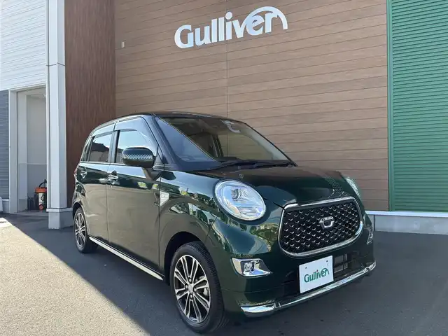 ダイハツ キャスト スタイル G ターボ VS SAⅢ 埼玉県 2023(令5)年 1.6万km ダークエメラルドマイカ 登録時15292km/ワンオーナー/ターボ車/スマートアシスト3/　・衝突回避支援ブレーキ（車両・歩行者）/　・誤発進抑制制御機能（前方・後方）/　・先行車発進お知らせ/　・車線逸脱警報機能/　・オートハイビーム/純正メモリーナビ【NMZL-W730】/　・フルセグTV（走行時視聴可能）/　・CD/DVD再生/　・HDMI/USB端子/　・Bluetooth接続/　・SDミュージックサーバー/　・パノラマモニター（全周囲カメラ）/　・ナビ連動ドライブレコーダー/MOMO革巻きステアリング/アイドリングストップ/前席シートヒーター/純正15インチAW/LEDヘッドライト/LEDフォグライト/プッシュスタート/スマートキー×2/オートエアコン/ドアバイザー/保証書/取扱説明書/ナビ取扱説明書/ディーラー記録簿（R6.R7）/