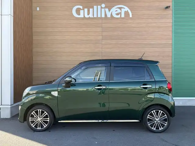 ダイハツ キャスト スタイル G ターボ VS SAⅢ 埼玉県 2023(令5)年 1.6万km ダークエメラルドマイカ 登録時15292km/ワンオーナー/ターボ車/スマートアシスト3/　・衝突回避支援ブレーキ（車両・歩行者）/　・誤発進抑制制御機能（前方・後方）/　・先行車発進お知らせ/　・車線逸脱警報機能/　・オートハイビーム/純正メモリーナビ【NMZL-W730】/　・フルセグTV（走行時視聴可能）/　・CD/DVD再生/　・HDMI/USB端子/　・Bluetooth接続/　・SDミュージックサーバー/　・パノラマモニター（全周囲カメラ）/　・ナビ連動ドライブレコーダー/MOMO革巻きステアリング/アイドリングストップ/前席シートヒーター/純正15インチAW/LEDヘッドライト/LEDフォグライト/プッシュスタート/スマートキー×2/オートエアコン/ドアバイザー/保証書/取扱説明書/ナビ取扱説明書/ディーラー記録簿（R6.R7）/