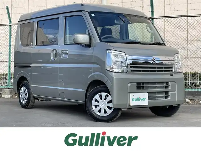 スズキ エブリイ JOIN 東京都 2025(令7)年 0.1千km モスグレーメタリック 禁煙車/スズキセーフティーサポート/・衝突被害軽減ブレーキ/・後退時抑制ブレーキ/・車線逸脱警報/純正ディスプレイオーディオ/（Bluetooth/AM/FM）/バックカメラ/両側スライドドア/ヘッドライトレベライザー/運転席シートヒーター/USBソケット×２/スマートキー