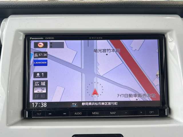 スズキ ハスラー X 沖縄県 2017(平29)年 8.5万km クールカーキPM パナソニック製ナビ(ストラーダ)/・FM/AM/・SD/・フルセグTV/・Bluetooth/・Memory Music/・CD/DVD/主要装備/・ＥＴＣ/・運転席＋助手席シートヒーター/・バックカメラ/・ステアリングスイッチ/・デュアルカメラブレーキサポート/・アイドリングストップ/・横滑り防止装置/・ＨＩＤヘッドライト/・フォグランプ/・スマートキー/・プッシュスタート/・純正15インチアルミ