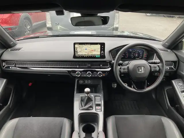 ホンダ シビック EX 静岡県 2023(令5)年 1.5万km クリスタルブラックパール HondaSENSING/純正コネクトナビ/　AM FM Bluetooth USB AppleCarPlay AndroidAuto/フルセグTV/バックモニター/前後方ドライブレコーダー/LEDオートヘッドランプ/レーダークルーズコントロール/ハーフレザーシート/シートヒーター(前席)/ワイヤレス充電/フロントロアスカート/ウイングスポイラー/ビルトインETC2.0/BOSEプレミアムサウンド/6速MT/パワーシート(前席)