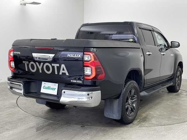 トヨタ ハイラックス Z 兵庫県 2021(令3)年 5万km アティチュードブラックマイカ ・社外ナビ/BT/USB/iPod/SD/・トヨタセーフティセンス/・レーダークルーズコントロール/・衝突軽減システム/・横滑り防止装置/・レーンキープアシスト/・ダウンヒルアシストコントロール/・センターデフロック/・アイドリングストップ/・クリアランスソナー/・前後コーナーセンサー/・バックカメラ/・パワーヒート/・LEDオートライト/・寒冷地仕様/・革調シートカバー/・GRハードトノカバー/・ETC/・純正ドライブレコーダー（前後）/・MTモード付AT/・純正AW/・AAC/・スマートキー/・プッシュスタート/・W＋サイドエアバッグ/・カーテンエアバッグ