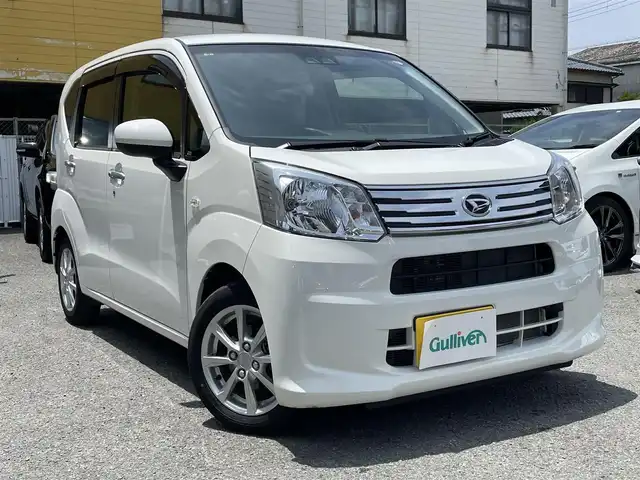 ダイハツ ムーヴ X ターボ SAⅢ 和歌山県 2023(令5)年 1.7万km ホワイト 社外オーディオ（AM/FM.CD.DVD.USB.IPOD.BLUETOOTH)/オートハイビーム/オートライト/プッシュスタート/純正バイザー/純正フロアマット/D席シートヒーター/プリクラッシュセーフティ/アイドリングストップ