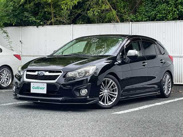 スバル インプレッサ スポーツ 2．0i－Sリミテッド 茨城県 2014(平26)年 8.7万km クリスタルブラックシリカ ワンオーナー　/ＥＴＣ　/社外ナビ　/ワンセグテレビ　/Ｂｌｕｅｔｏｏｔｈ　/パドルシフト　/アイドリングストップ　/クルーズコントロール　/純正ＡＷ　/純正フロアマット　/パワーシート　/取扱説明書　/保証書　/スマートキー/スペアキー１