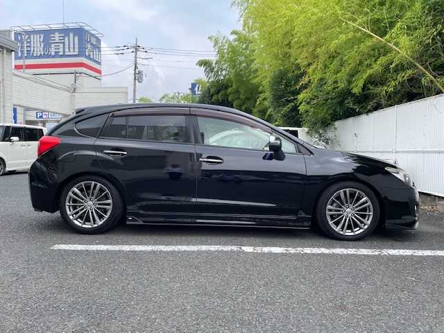 スバル インプレッサ スポーツ 2．0i－Sリミテッド 茨城県 2014(平26)年 8.7万km クリスタルブラックシリカ ワンオーナー　/ＥＴＣ　/社外ナビ　/ワンセグテレビ　/Ｂｌｕｅｔｏｏｔｈ　/パドルシフト　/アイドリングストップ　/クルーズコントロール　/純正ＡＷ　/純正フロアマット　/パワーシート　/取扱説明書　/保証書　/スマートキー/スペアキー１