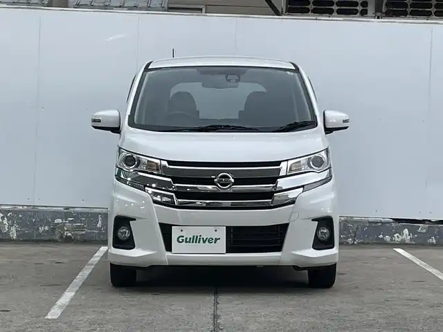 日産 デイズ ハイウェイスターX 青森県 2016(平28)年 7.1万km ホワイトパール 社外SDナビ（AVIC-MRZ02）/・CD/AUX/SD/ワンセグTV/スマートキー/スペアキー/アラウンドビューモニター/エマージェンシーブレーキ/D席シートヒーター/ＬＥＤヘッドライト/純正１４ＡＷ/冬用タイヤ積込み有/新車時保証書/取扱説明書
