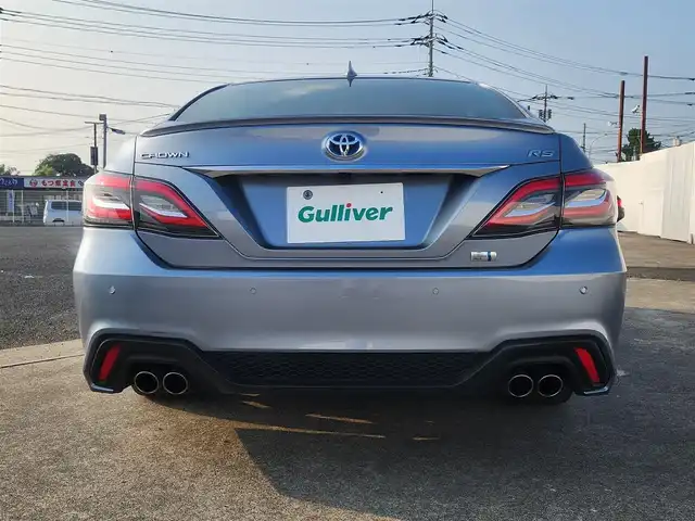 トヨタ クラウン ハイブリッド RS アドバンス 群馬県 2019(令1)年 7.1万km プレシャスガレナ 〇純正8インチナビ/〇フルセグTV/〇バックカメラ/〇ビルトインETC2.0/〇ドライブレコーダー/〇セーフティセンス/・レーダークルーズコントロール/・プリクラッシュセーフティ/〇ブラインドスポットモニター/〇カラーヘッドアップディスプレイ/〇三眼LEDヘッドランプ/〇オートライト/〇フォグランプ/〇純正18インチアルミ/〇革巻きステアリング/〇パドルシフト/〇ステアリングヒーター/〇合皮/ブランノーブコンビシート（ブラック/テラロッサ）/〇シートヒーター/〇パワーシート/〇スマートキー/〇禁煙車