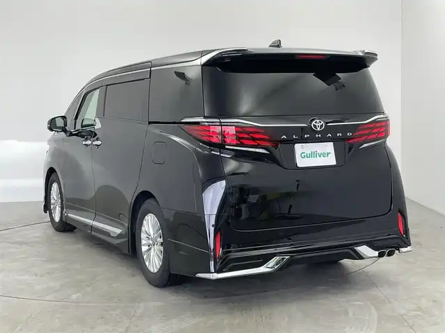 トヨタ アルファード Z 愛知県 2024(令6)年 4.1万km ブラック モデリスタREGAL DIGNITY STYLEセット/　　・フロントスポイラー/　　・サイドスカート/　　・リヤスタイリングキット/純正メーカーオプション17インチアルミホイール/サイドエンブレムイルミ/モデリスタマルチカラーインテリアイルミネーション/トヨタチームメイト/トヨタセーフティセンス/クリアランスソナー/ブラインドスポットモニター/デジタルインナーミラー/ドライブレコーダー/ヘッドアップディスプレイ/純正コネクトナビ付14インチディスプレイオーディオ/　　・フルセグ/BT/パノラミックビューモニター/ビルトインETC2.0/置くだけ充電/AC100V/純正13.2インチ後席フリップダウンモニター/左右独立型ムーンルーフ/ユニバーサルステップ/本革巻3本スポークステアリングリモコン/エグゼクティブパワーシート/シートポジションメモリ機能（D席）/キャプテンシート/パワーオットマン（2列目）/シートヒーター（1、2列目）/ベンチレーション（1、2列目）/3眼LEDヘッドライト/デイライト/シーケンシャルランプ/社外ドアハンドルプロテクター