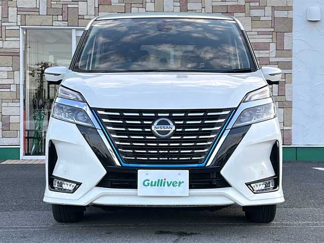 日産 セレナ e－パワー ハイウェイスター V 徳島県 2019(令1)年 3.8万km ブリリアントホワイトパール ワンオーナー/純正10インチナビ/（Bluetooth/フルセグ/CD/DVD/Blu-ray/HDMI）/アラウンドビューモニター/プロパイロット/デジタルインナーモニター/ブラインドスポットモニター/両側パワースライドドア/ビルトインETC/ステアリングスイッチ/LEDヘッドライト/フォグランプ/ウィンカーミラー/電動格納ミラー/純正16アルミホイール/純正フロアマット