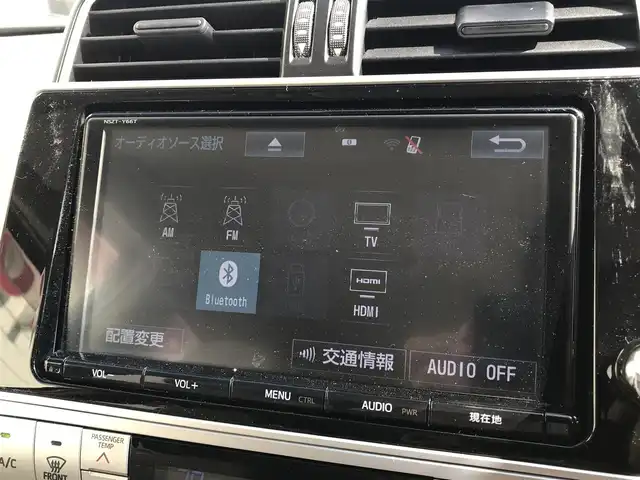 トヨタ ランドクルーザー プラド TX 富山県 2018(平30)年 10.8万km ホワイトパールクリスタルシャイン 4WD/RAYS17インチAW/純正ナビ/フルセグTV/Bluetooth/バックカメラ/プリクラッシュセーフティ/レーンキープアシスト/レーダークルーズコントロール/プッシュスタート/スマートキー/純正エンジンスターター/スペアキー１本/ウッドコンビ革巻きステアリング/ステアリングスイッチ/LEDヘッドライト/オートライト/オートハイビーム/ETC