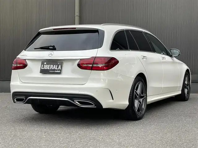 メルセデス・ベンツ Ｃ２２０ｄ ステーションワゴン アバンギャルドAMGライン 香川県 2018(平30)年 5.8万km ダイヤモンドホワイト アクティブブレーキアシスト/レーンチェンジアシスト/ブラインドスポットアシスト/パノラミックスライディングルーフ/純正ナビ/BT/USB/SD/AppleCarPlay/ブルメスターサウンド/ヘッドアップディスプレイ/ACC/パドルシフト/アンビエントライト/スマートキー/アイドリングストップ/ブラックレザーシート/パワーシート/シートヒーター/パワーバックドア/コーナーセンサー/LEDヘッドライト