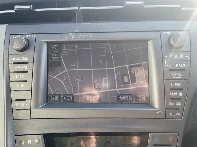 トヨタ プリウス G ツーリングセレクション 熊本県 2014(平26)年 14万km 黒 純正ナビ　BT/USB/CD/DVD/AM/FM/・フルセグTV/ビルトインETC/前方ドラレコ/D席パワーシート/社外エアロ/ABS/衝突軽減ブレーキ/横滑り防止/クルコン/革巻きステアリング/・ステアリングリモコン/プッシュスタート/・スマートキー/LEDヘッドライト/オートライト/電動格納ミラー/・ミラーウィンカー