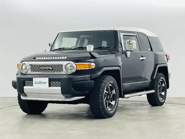 トヨタ ＦＪクルーザー 福島県 2012(平24)年 10万km ブラック/ホワイト 純正HDDナビ/・型番：NHZN-W61G/・フルセグTV/BT/CD/DVD/FM/AM/・バックカメラ/・ETC/ステアリングリモコン/・クルーズコントロール/電動格納ミラー/LEDヘッドライト/・ライトレベライザー