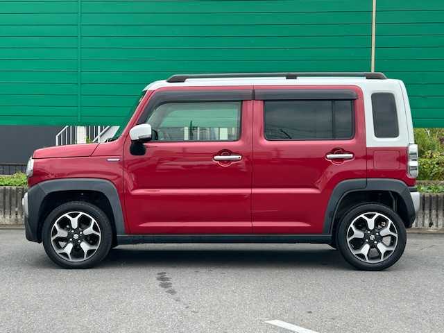 スズキ ハスラー Jスタイル 茨城県 2021(令3)年 3.2万km フェニックスレッドパール/ホワイト2トーンルーフ 純正９型ナビ　/ドライブレコーダー前後　/ビルトインＥＴＣ　/アラウンドビューモニター　/パーキングアシスト/アイドリングストップ　/衝突軽減システム　/横滑り防止装置　/オートライト　/ＬＥＤヘッドライト/シートヒーター/純正15インチアルミホイール/純正フロアマット/コーナーセンサー/レーンキープアシスト/USB入力端子/ルーフレール/スマートキー