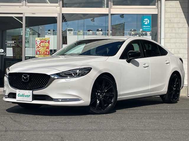 マツダ マツダ６セダン XD ブラックトーンエディション 秋田県 2022(令4)年 1.5万km スノーフレイクホワイトパールマイカ ディーゼル車/４WD/MT車/車検令和9年7月/純正ディスプレイオーディオ/FM/AM/CD/DVD/Bluetooth/USB/AUX/BOSEサウンド/本革赤革シート/シートメモリー/パワーシート/360°ビューモニター/シートヒーター/ステアリングヒーター/レーダークルーズコントロール/シートベンチレーション/前後ドライブレコーダー/LEDヘッドライト/オートライト/オートハイビーム/ETC/純正AW19インチ/社外AW17インチスタッドレスタイヤ車載/取扱説明書/保証書