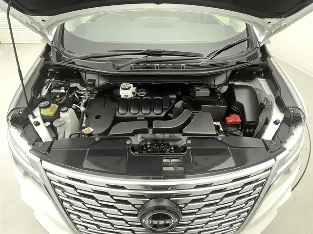 日産 エルグランド 250ハイウェイスターS 茨城県 2022(令4)年 1万km ピュアホワイトパール 純正ナビ/・バックカメラ/・Bluetooth接続/・フルセグテレビ/・CDチェンジャー/ETC/クルーズコントロール/エンジンスタートボタン/両側パワースライドドア/ドアバイザー/フロントフォグ/コーナーセンサー/ハーフレザーシート/純正エアロパーツ/スマートキー/LEDヘッドライト/コーナーセンサー/オートライト/ABS/横滑り防止装置/盗難防止装置/カーテンエアバッグ