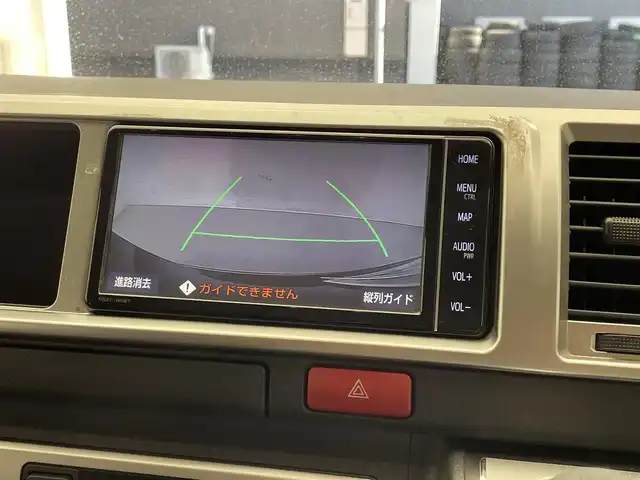 トヨタ ハイエース GL ロング 滋賀県 2022(令4)年 4.2万km ブラックマイカ 純正7インチナビ/【Bluetooth/CD/DVD/フルセグTV】/純正フリップダウンモニター/片側パワースライドドア/バックカメラ/フロントモデリスタエアロ/クリアランスソナー/前後ドライブレコーダー/LEDヘッドライト/オートマチックハイビーム/レーンキープアシスト/ビルトインETC/プッシュスタート/スマートキー/ステアリングリモコン