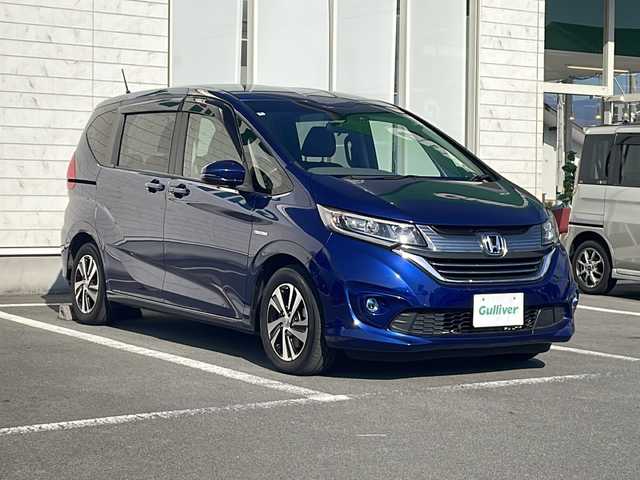 ホンダ フリード ハイブリット G ホンダセンシング 静岡県 2018(平30)年 4.8万km コバルトブルーパール /純正ナビ/地デジTV//純正CD/DVD/Bluetooth//バックカメラ//両側パワースライドドア//ホンダセンシング//全車追従クルーズコントロール//ビルトインETC//LEDヘッドライト//オートライト//スマートキー